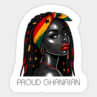 Proud Ghanaian Sticker